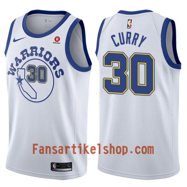 NBA Golden State Warriors Trikot Stephen Curry 30 Nike 2017-18 Hardwood Classics Weiß Swingman - Herren NBA Golden State Warriors Trikot Stephen Curry 30 Nike 2017-18 Hardwood Classics Weiß Swingman - Herren